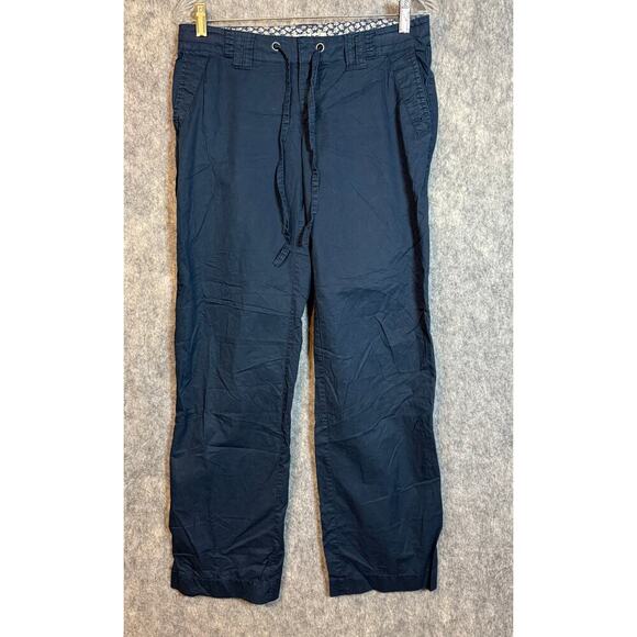 Anthropologie hei hei Blue Drawstring Relaxed Pants - Size 4 - Picture 1 of 5
